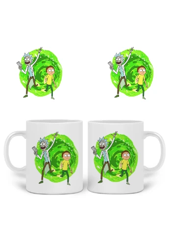 Кружка Рік і Морті (Rick and Morty) 330 мл горнятко керамічне (20259-1240) MobiPrint (219778072)