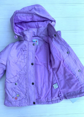Фиолетовая демисезонная куртка DIWA