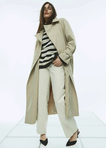Плащ H&M на гудзиках демісезон (367100948)