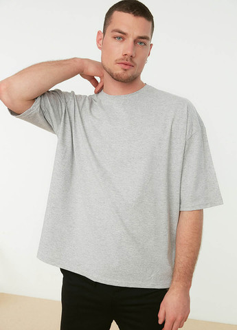 Серая футболка Trendyol