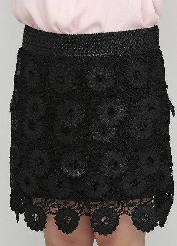 Черная кэжуал однотонная юбка Margit Brandt мини