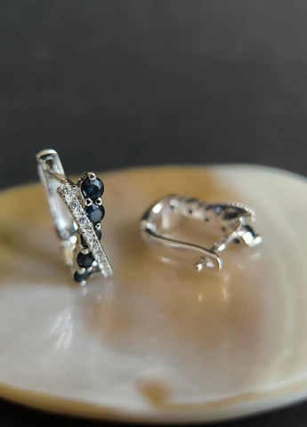 Серьги Silver Flame (354214413)