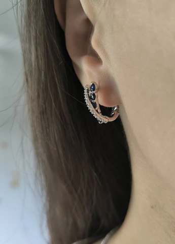 Серьги Silver Flame (354214413)