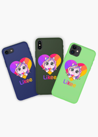 Чохол силіконовий Apple Iphone 8 plus Лайк Єдиноріг (Likee Unicorn) (6154-1593) MobiPrint (219535707)