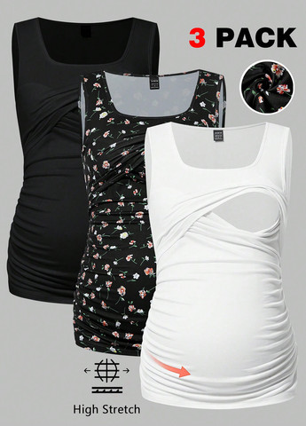 Майка для беременных (3 шт.) SHEIN — 342965312