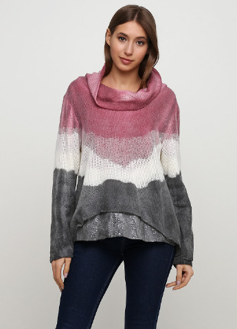 Темно-розовый демисезонный свитер Made in Italy