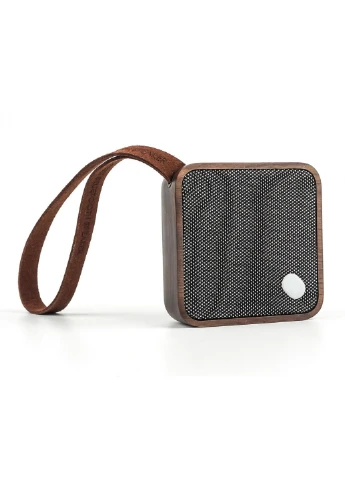 Блутуз-колонка "MI SQUARE" 3 Ватта; дерево горіх Gingko G005WT (219327769)