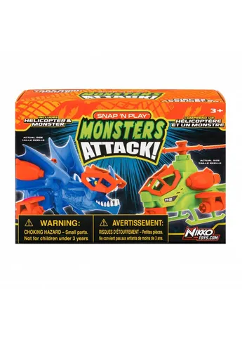 Ігровий набір Snap'n Play Helicopter and monster (20302) Road Rippers (254074403)