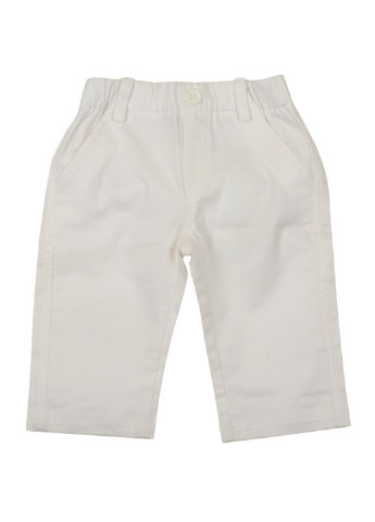 Белые кэжуал летние прямые брюки Aletta