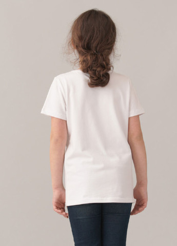 Біла літня футболка Promin.