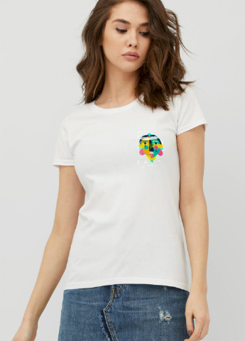 Белая демисезон футболка женская basic YAPPI