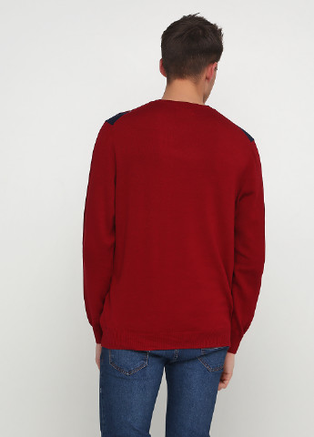 Бордовый демисезонный пуловер пуловер Club Room