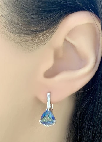 Сережки Silver Flame (152533419)