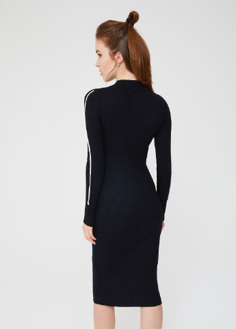 Черное кэжуал платье футляр SELA
