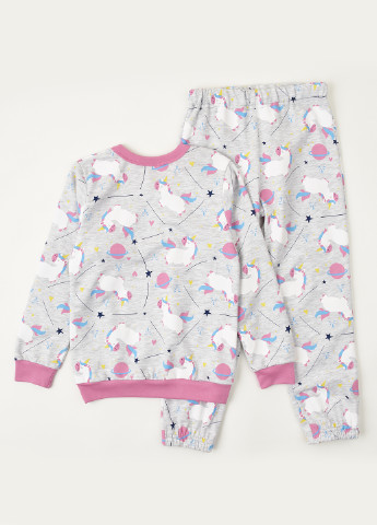 Серая всесезон пижама (свитшот, брюки) свитшот + брюки Ляля