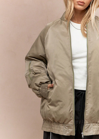 Бомбер SHEIN на молнии (341100441)