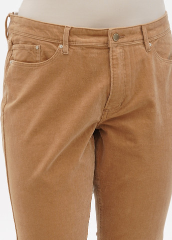 Светло-коричневые кэжуал демисезонные зауженные брюки S.Oliver
