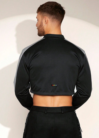 Комбінована демісезонна куртка SHEIN