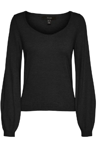 Черный демисезонный свитер Vero Moda