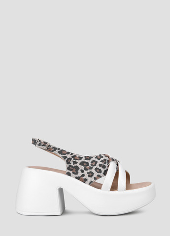 Белые босоножки Viscala с ремешком с белой подошвой, плетение