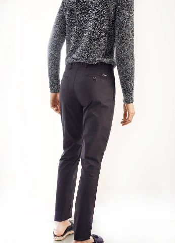 Серые кэжуал демисезонные брюки Massimo Dutti