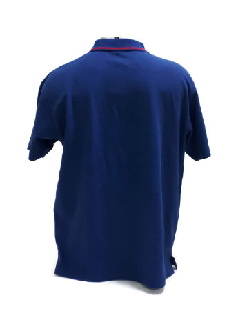 Синяя футболка-поло для мужчин Livergy однотонная