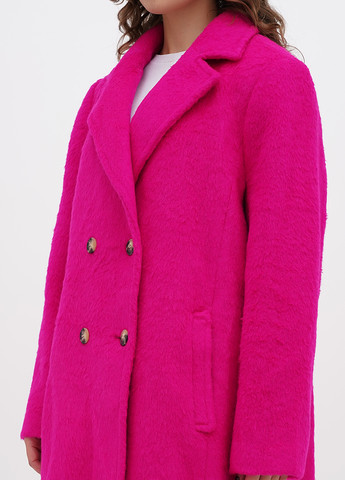 Фуксинове (колору Фукія) демісезонне Пальто двобортне Talbots