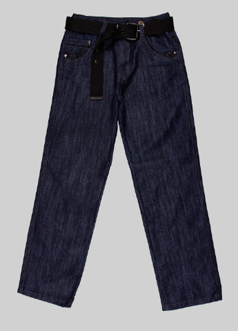 Темно-синие демисезонные прямые джинсы FSR