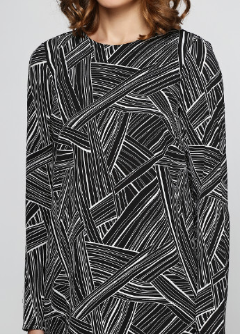 Черное кэжуал платье Y.A.S с геометрическим узором