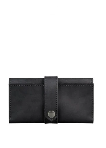 Кожаное портмоне 3.0 черное Crazy Horse BlankNote (253147214)