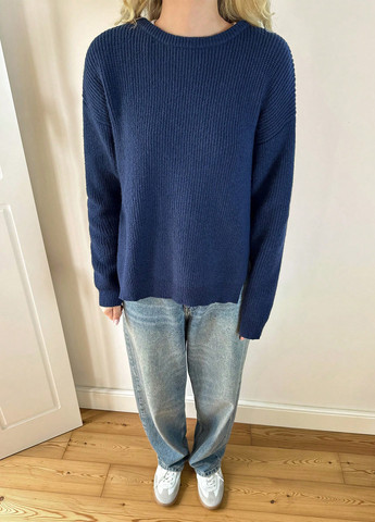 Темно-синий демисезонный джемпер джемпер SHEIN