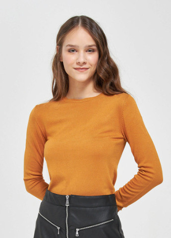Оранжевый демисезонный свитер Terranova