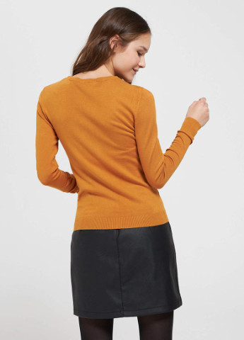 Оранжевый демисезонный свитер Terranova