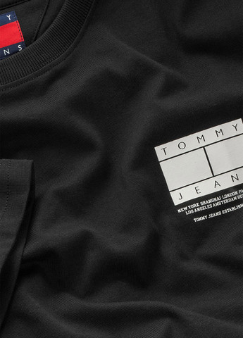 Чорна футболка Tommy Jeans