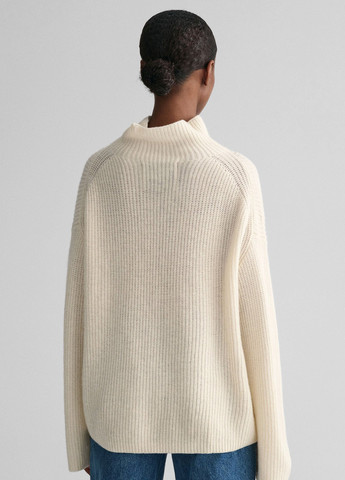 Жемчужный демисезонный свитер Gant