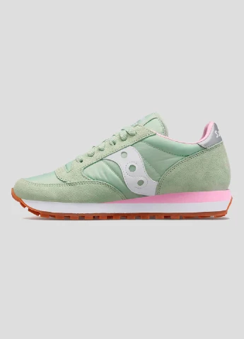Бирюзовые кроссовки Jazz Original Saucony зелёные всесезоны (255171929)