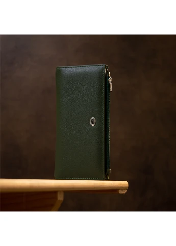 Жіночий шкіряний гаманець 19х9,5х1,5 см st leather (242188619)