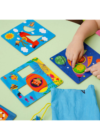 Игра-сортер "Транспорт" 21,5х21,5 см No Brand (254456254)