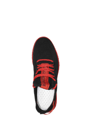 Черные демисезонные кроссовки n74 red Ideal