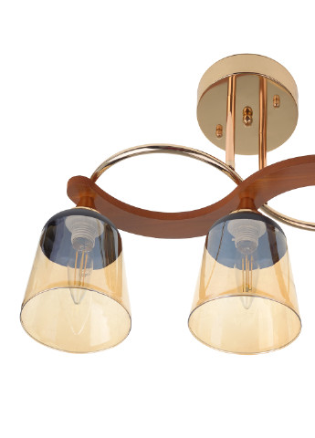 Люстра на 3 плафона золотистая LK-704S/3 E27 FG Brille (220133475)