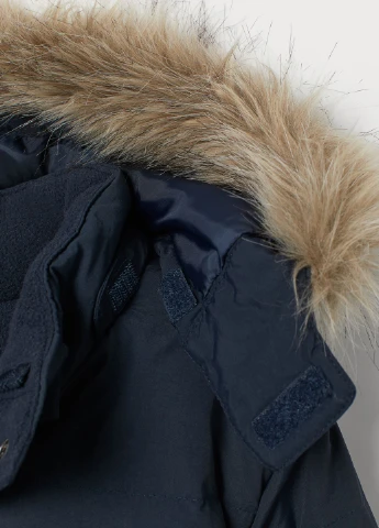 Темно-синя зимня куртка H&M