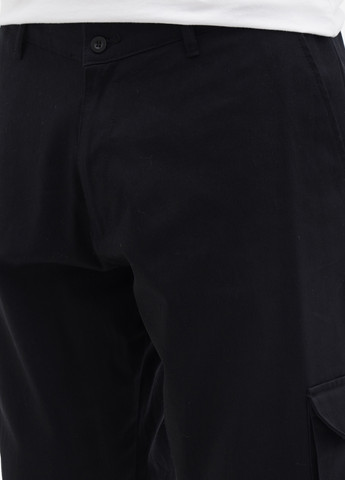 Черные кэжуал демисезонные карго брюки Boohoo