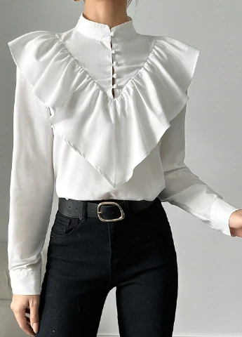 Белая блуза SHEIN