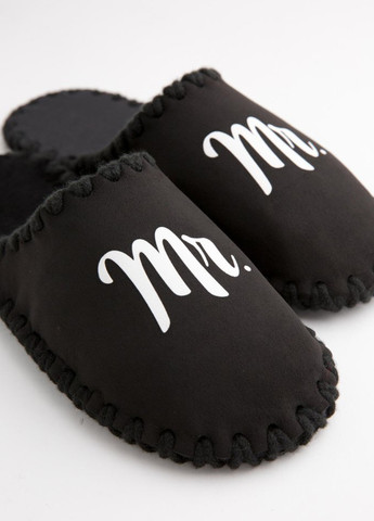 Черные тапочки Family Story