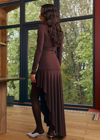 Коричнева кежуал сукня Gepur однотонна