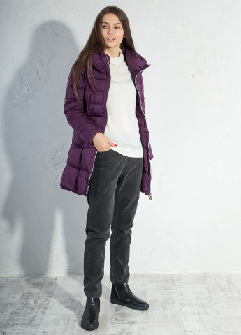 Фиолетовая зимняя куртка Trussardi