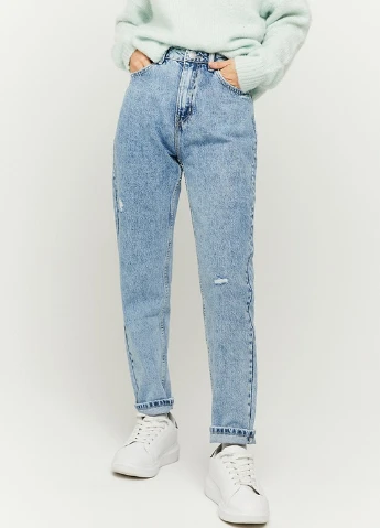 Джинсы Skinny Jeans - WOVEN HW MOM DENIM Tally Weijl - (228499678)