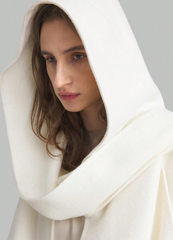 Белое демисезонное Пальто SHEIN