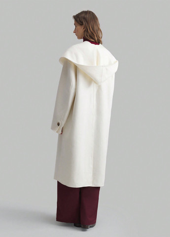Белое демисезонное Пальто SHEIN