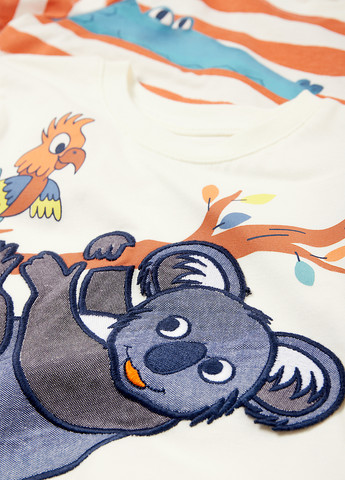 Комбінована літня футболка (2 шт.) C&A